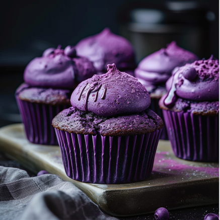 muffins au velours violet Depuis recettemoderne.com