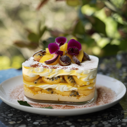 Tiramisu Mangue Passionfruit Depuis recettemoderne.com