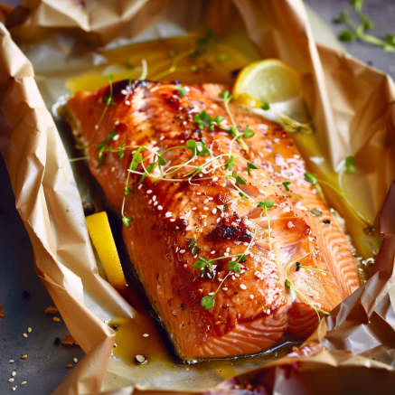 Recette saumon miel Depuis recettemoderne.com