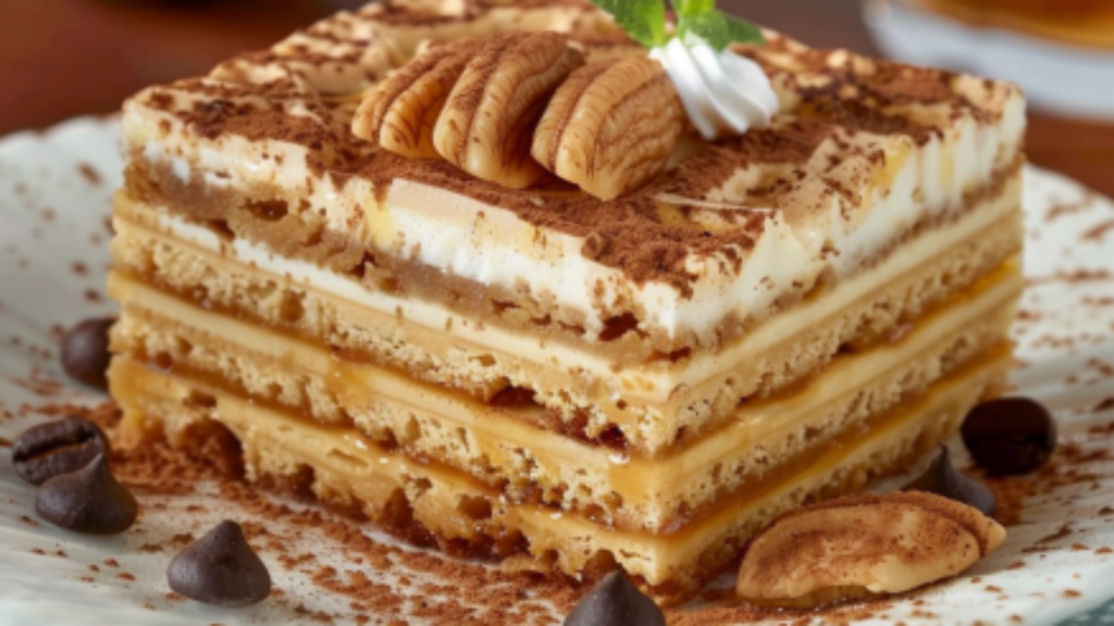 Gâteau Petit Beurre au Café Depuis recettemoderne.com