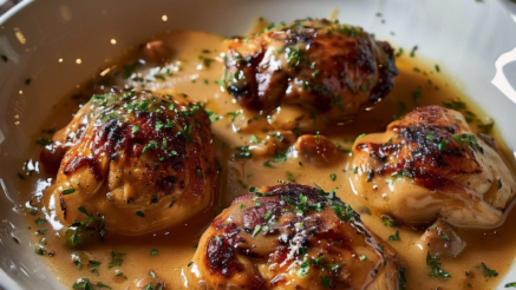Aiguillettes de Poulet Sauce Crémeuse Depuis recettemoderne.com