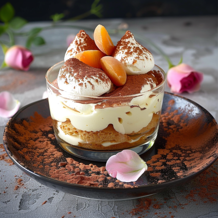 Tiramisu Abricot Biscuits Roses Depuis recettemoderne.com