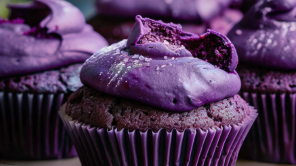 muffins au velours violetDepuis recettemoderne.com