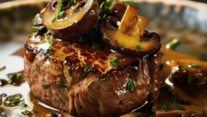 Filet Mignon au Boursin et Champignons Depuis recettemoderne.com