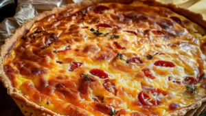 Quiche sans Pâte au Fromage Depuis recettemoderne.com
