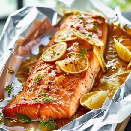 Recette saumon miel Depuis recettemoderne.com