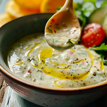 Sauce légère pour salades et crudités Depuis recettemoderne.com