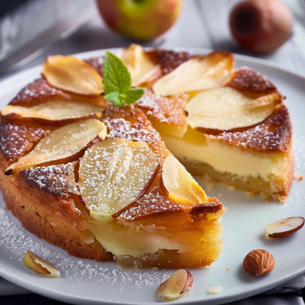 Gâteau Moelleux aux Poires et Amandes Depuis recettemoderne.com