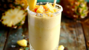 Smoothie Brûle-Graisse Ananas Mangue Depuis recettemoderne.com