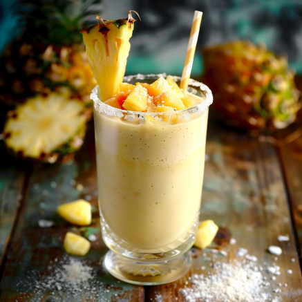 Smoothie Brûle-Graisse Ananas Mangue Depuis recettemoderne.com