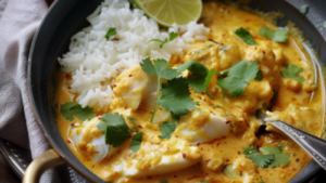 curry de poisson blanc au lait de coco Depuis recettemoderne.com