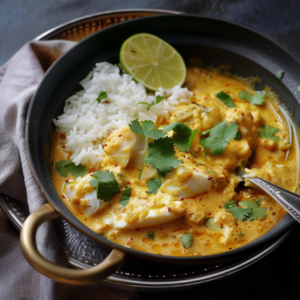 curry de poisson blanc au lait de coco Depuis recettemoderne.com