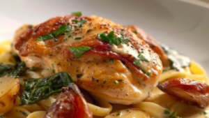 Poulet à la Toscane dans une Sauce Crémeuse Depuis recettemoderne.com