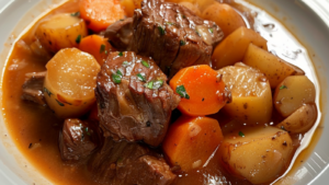 Ragoût de Boeuf, Carottes et Pommes de Terre Depuis recettemoderne.com