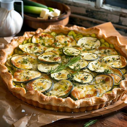 Quiche courgettes fromage Depuis recettemoderne.com