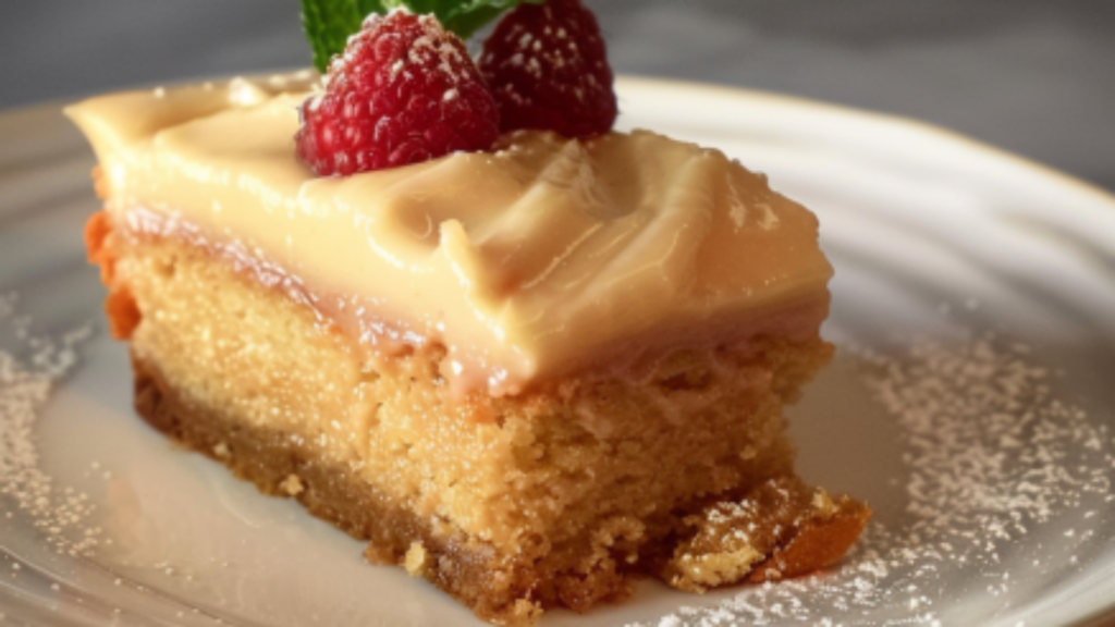 Gâteau Blanc avec Glaçage à la Crème Depuis recettemoderne.com