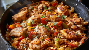 Jambalaya au Poulet Depuis recettemoderne.com