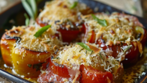 Poivrons farcis au thon et au parmesan Depuis recettemoderne.com