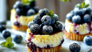 Cheesecakes Citron Myrtille Depuis recettemoderne.com