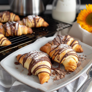 Croissants au Chocolat Depuis recettemoderne.com