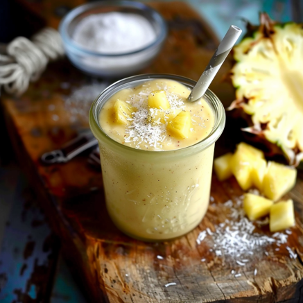 Smoothie Brûle-Graisse Ananas Mangue Depuis recettemoderne.com