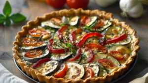 tarte courgettes tomates oignons Depuis recettemoderne.com