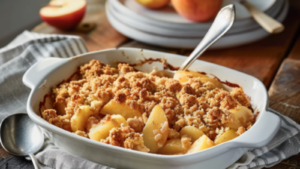 Crumble aux Pommes Depuis recettemoderne.com