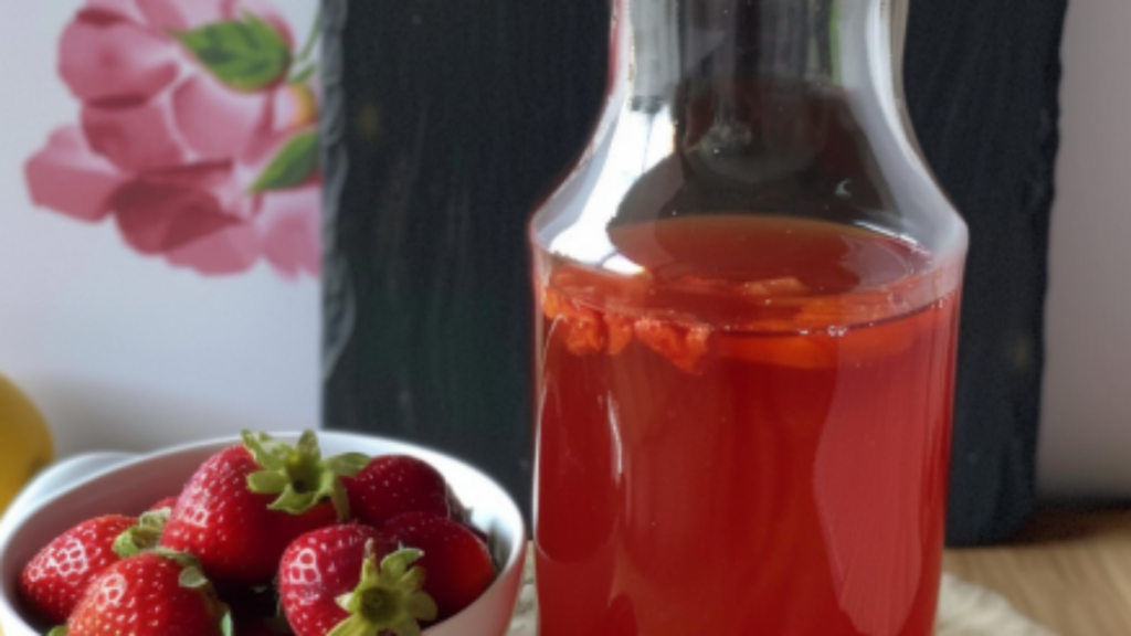 Sirop de Fraise Maison Depuis recettemoderne.com