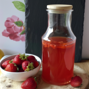 Sirop de Fraise Maison Depuis recettemoderne.com
