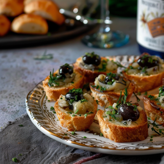 Mini-Bouchées Feuilletées Thon et Olives Noires : Recette Savoureuse