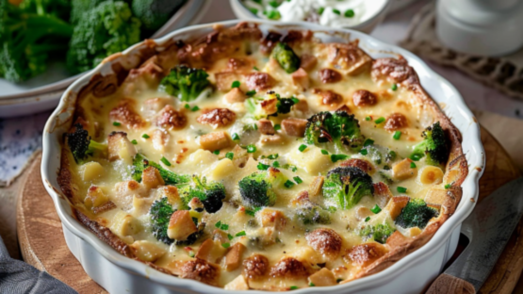 Tourte Brocolis Dinde Fromage
