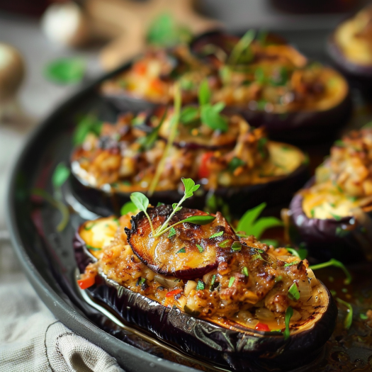 Aubergines Farcies Gourmandes