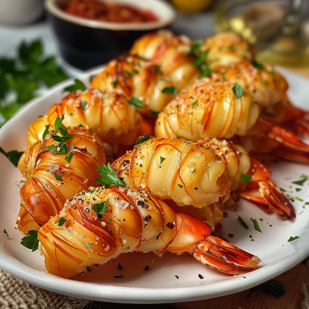 Feuilletés aux Crevettes