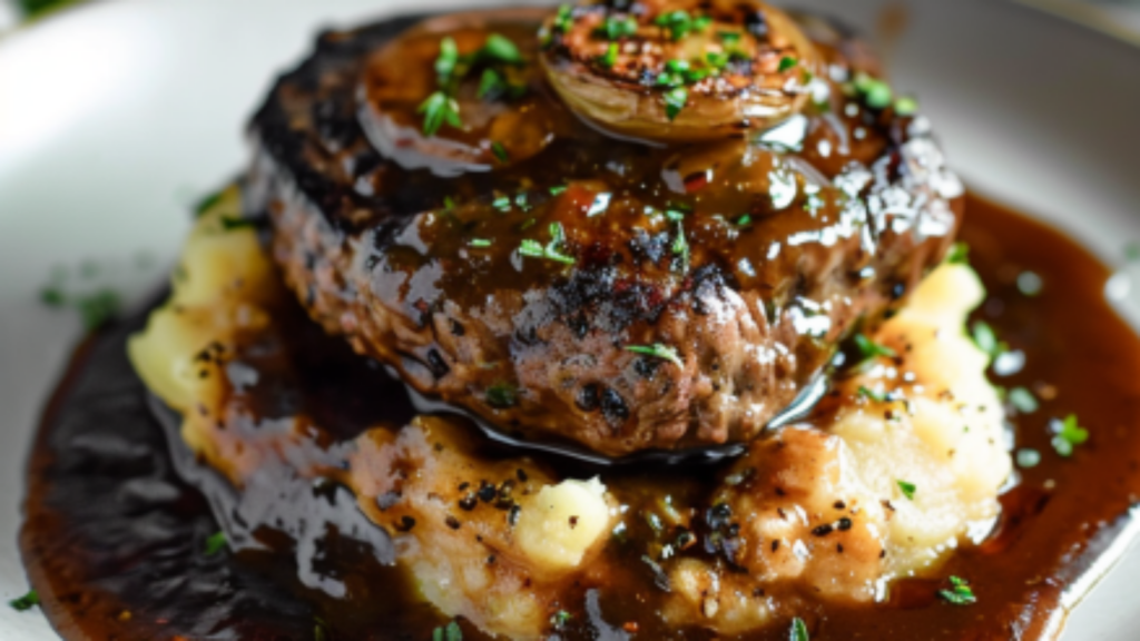 recette de Salisbury Steak Depuis recettemoderne.com