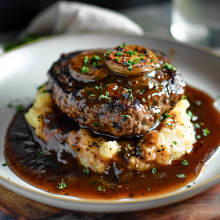 recette de Salisbury Steak Depuis recettemoderne.com