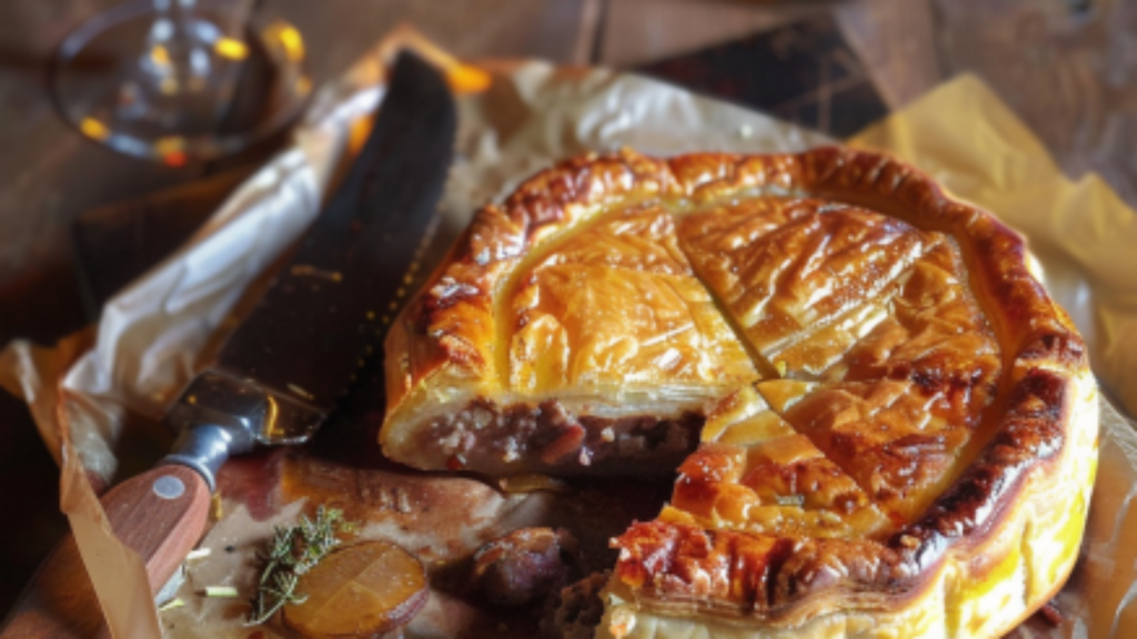 recette tourte rustique à la viande Depuis recettemoderne.com