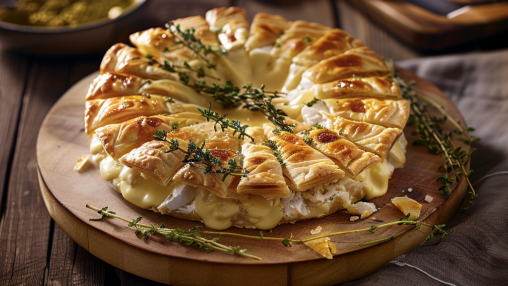 Camembert au Four en Pâte Feuilletée depuis recettemoderne.com