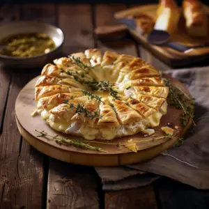 Camembert au Four en Pâte Feuilletée depuis recettemoderne.com