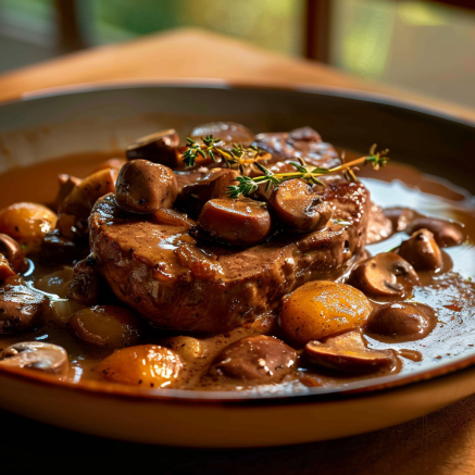 Ragoût de Joue de Bœuf aux Champignons depuis recettemoderne.com