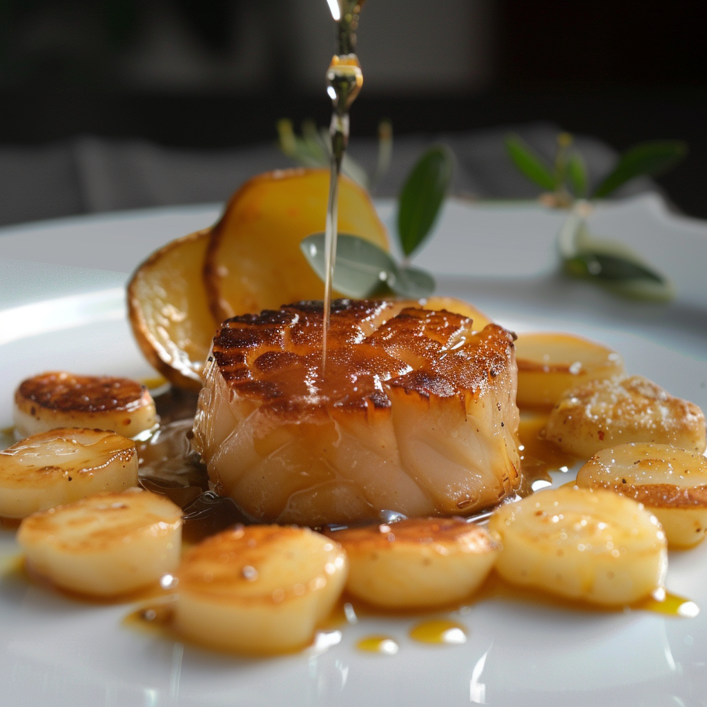 Noix de Saint-Jacques aux Pommes depuis recettemoderne.com