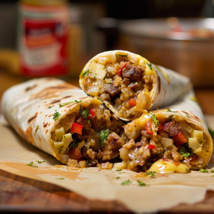 Burritos au Bœuf et au Fromage Depuis recettemoderne.com