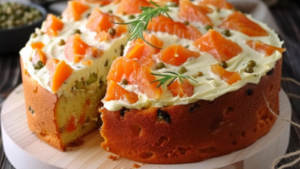 Cake Salé au Saumon et Aneth
