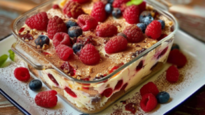 Tiramisu aux Fruits Rouges Depuis recettemoderne.com