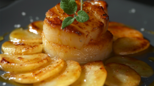 Noix de Saint-Jacques aux Pommes depuis recettemoderne.com