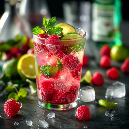 Mojito à la Framboise Depuis recettemoderne.com