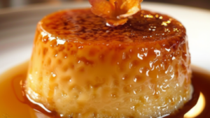 Gâteau de riz au caramel et vanille Depuis recettemoderne.com
