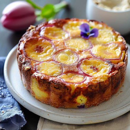 Clafoutis de Chou-Fleur à la Dinde Depuis recettemoderne.com