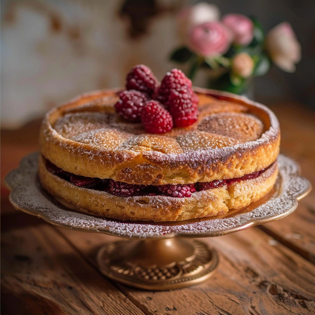 Gâteau Breton à la Framboise depuis recettemoderne.com