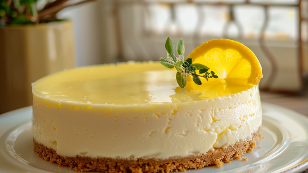 Cheesecake au Citron depuis recettemoderne.com