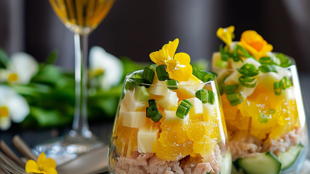 Œufs Mimosa en Verrines : Élégance et Saveur
